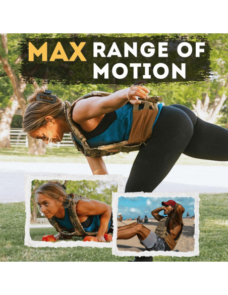 Chaleco con Peso Ajustable Polyfit para Entrenamiento 18 kg