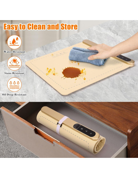 Alfombrilla Calentadora de Comida Eléctrica GRILL FORCE 40x37cm