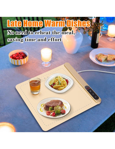 Alfombrilla Calentadora de Comida Eléctrica GRILL FORCE 40x37cm