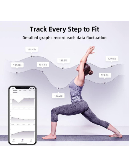 Báscula Inteligente RunSTAR Digital 180 kg con Aplicación