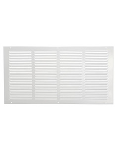 Rejilla de Aire de Retorno Hart & Cooley 650 24" x 6" Blanca