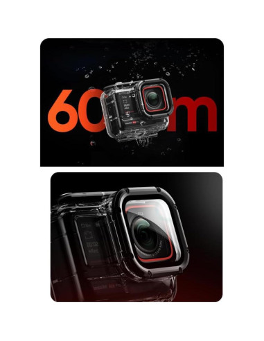 Funda impermeable para cámara Insta360 Ace Pro hasta 60 m