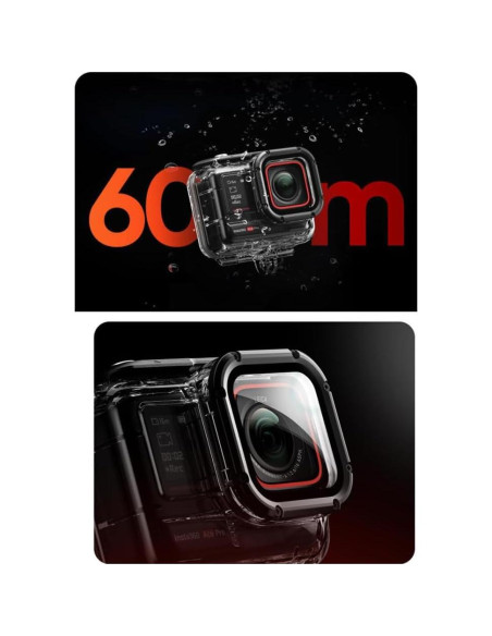 Funda impermeable para cámara Insta360 Ace Pro hasta 60 m