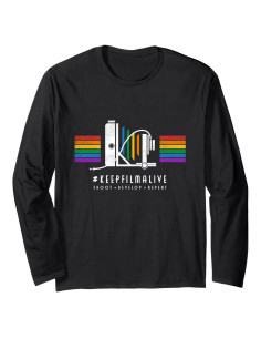 Camiseta de Manga Larga Fotografía Analógica Retro Unisex