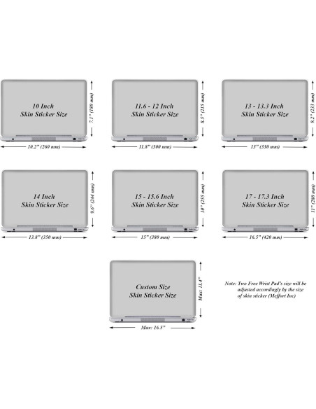 Cubierta de Piel para Laptop Meffort Inc 17.3" Remolino Dorado