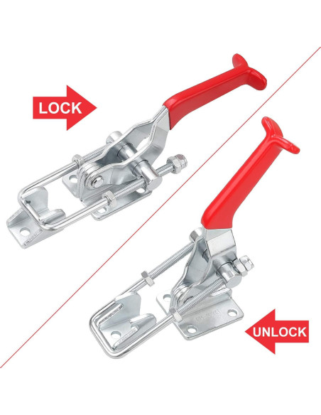 2Pack Abrazadera de Palanca Ajustable ASeleccionado 1000Kg