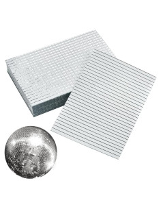 Azulejos de Espejo Autoadhesivos OTYMIOW 12000 Piezas Plata 5x5mm