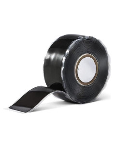 Cinta Adhesiva Impermeable 2.5cm x 3m WisePoint Negra