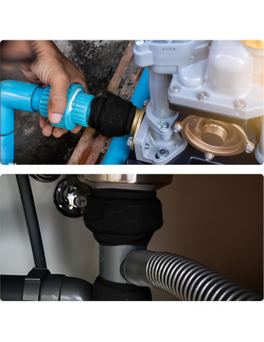 Cinta Adhesiva Impermeable 2.5cm x 3m WisePoint Negra