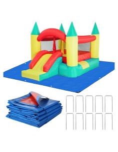 Alfombra Impermeable PE 500x300 cm para Castillos Inflables CIEOVO
