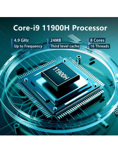 Laptop DUNHOO A4 PRO I9-11900H 32GB RAM 1TB SSD 15.6 FHD 2