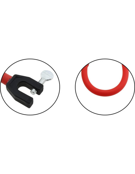 Conector de Snowboard ZZHXSM Rojo 27cm Ajustable para Esquí