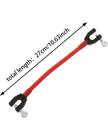 Conector de Snowboard ZZHXSM Rojo 27cm Ajustable para Esquí