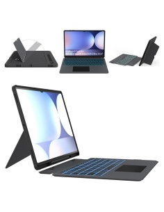 Funda de Teclado HEAPAO para Samsung Galaxy Tab S10 Ultra 14.6"