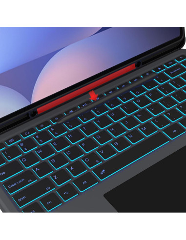 Funda de Teclado HEAPAO para Samsung Galaxy Tab S10 Ultra 14.6"