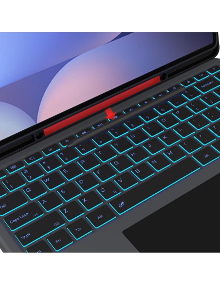 Funda de Teclado HEAPAO para Samsung Galaxy Tab S10 Ultra 14.6"