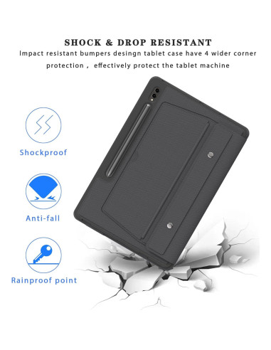 Funda de Teclado HEAPAO para Samsung Galaxy Tab S10 Ultra 14.6"