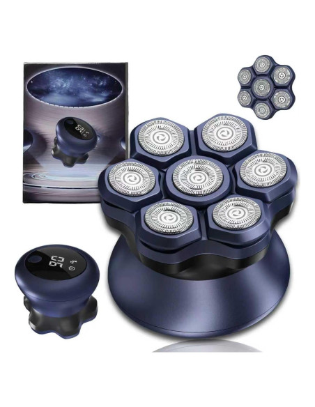 Afeitadora Eléctrica para Cabeza Calva KOMINGDON 7D Impermeable