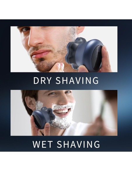 Afeitadora Eléctrica para Cabeza Calva KOMINGDON 7D Impermeable