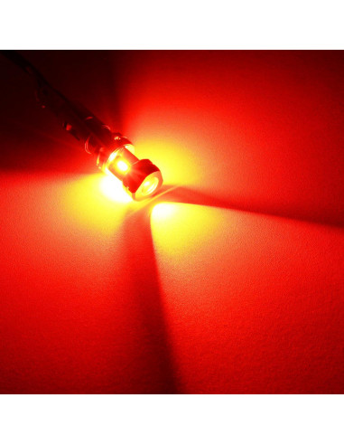Bombillas LED Rojas PHINLION 1156 3600 Lúmenes Paquete de 2