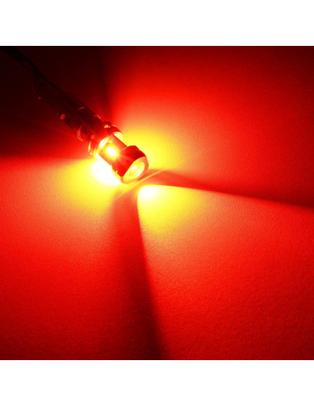 Bombillas LED Rojas PHINLION 1156 3600 Lúmenes Paquete de 2