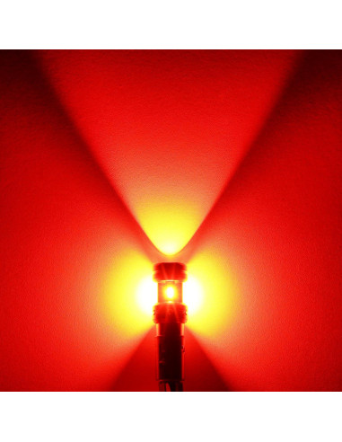 Bombillas LED Rojas PHINLION 1156 3600 Lúmenes Paquete de 2