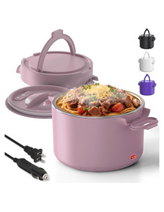 Caja de Almuerzo Eléctrica CDBEEE 33oz Acero Inoxidable 100W