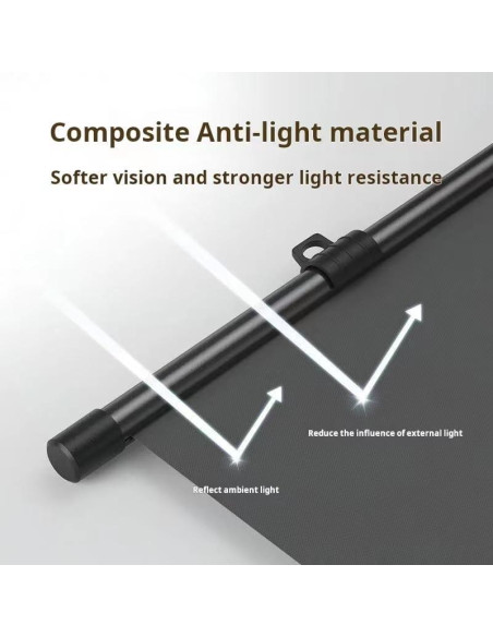 Pantalla Proyector Portátil 100" XIAOHUI 16:9 Anti-Luz