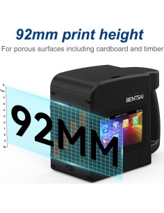 Impresora Portátil de Inyección de Tinta BENTSAI B85 92mm 2
