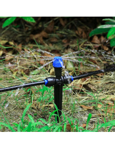 Kit de riego por goteo CHEYEEHOME 5m conexión rápida 2