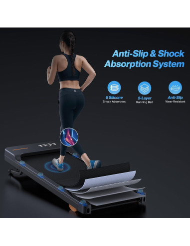 Cinta de Correr WELLFIT con Inclinación Automática 10% 163 kg