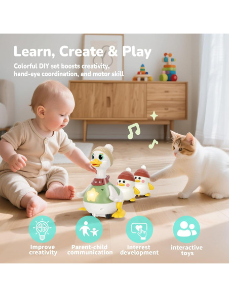 Juguete Interactivo de Patos Hestiasko para Bebés 6-36 Meses