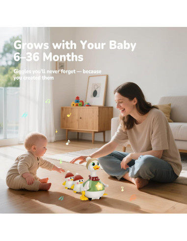 Juguete Interactivo de Patos Hestiasko para Bebés 6-36 Meses