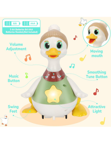 Juguete Interactivo de Patos Hestiasko para Bebés 6-36 Meses