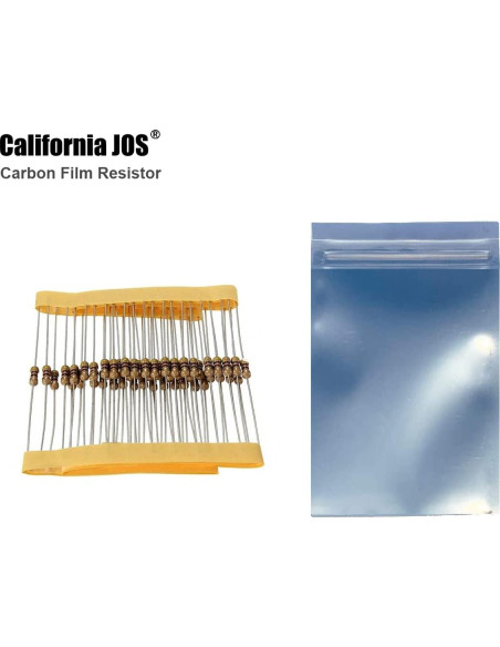 Resistor de Película de Carbono 470 Ohm 1/2W 5% Tolerancia - 10 PCS