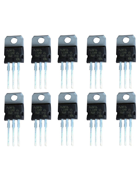 10 Piezas Transistores MOSFET STP60NF06 60A 60V TO-220