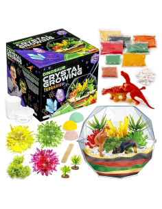 Kit de Crecimiento de Cristales Dinosaurio Original Stationery - 17 Piezas STEM