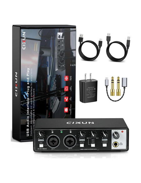 Interfaz de Audio USB-C 2i2 Focusrite 24-bit/192kHz Dual XLR