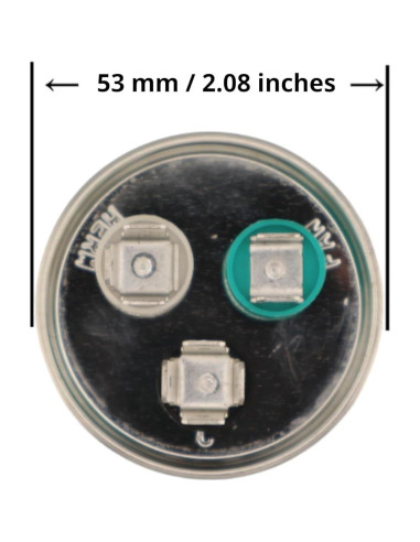 Capacitor de Arranque 40+5 uF CBB65 PRIME CLUB 370V