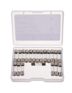 Fusibles de Retardo Lento BOJACK T4AL250V 4A 5x20mm Paquete 20 2