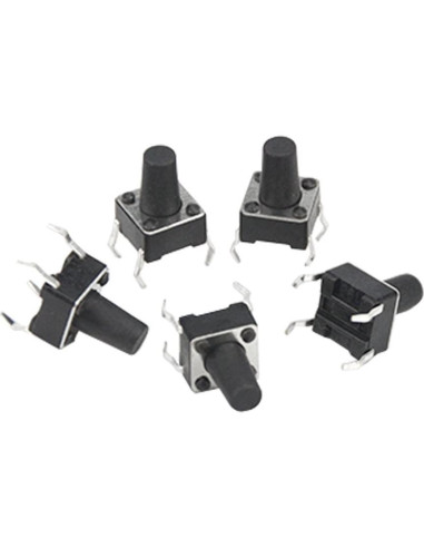 Interruptor Táctil Momentáneo WMYCONGCONG 72 Pcs 6 Colores