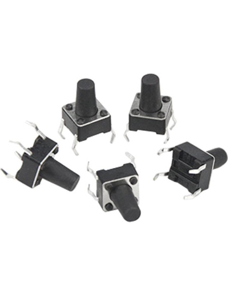 Interruptor Táctil Momentáneo WMYCONGCONG 72 Pcs 6 Colores