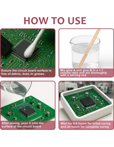 Kit de Recubrimiento Conformal 2x100ml 1DFAUL para Electrónica