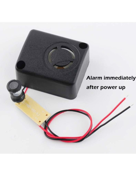 Mini Sirena Piezoeléctrica 12V Wishiot 110dB 2 Piezas