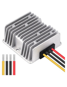 Convertidor DC 8V-40V a 12V 10A Cllena Regulador Impermeable