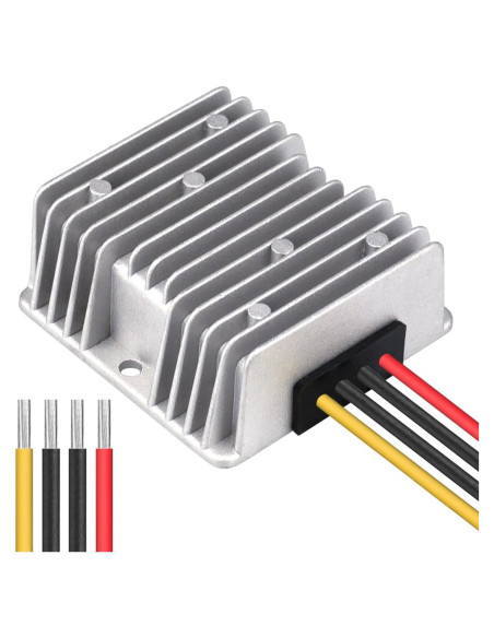 Convertidor DC 8V-40V a 12V 10A Cllena Regulador Impermeable