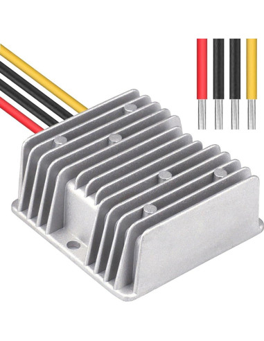 Convertidor DC 8V-40V a 12V 10A Cllena Regulador Impermeable