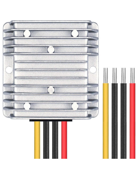 Convertidor DC 8V-40V a 12V 10A Cllena Regulador Impermeable