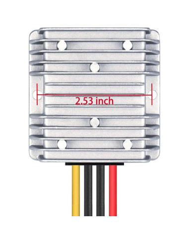 Convertidor DC 8V-40V a 12V 10A Cllena Regulador Impermeable