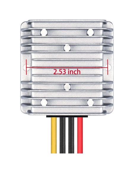 Convertidor DC 8V-40V a 12V 10A Cllena Regulador Impermeable